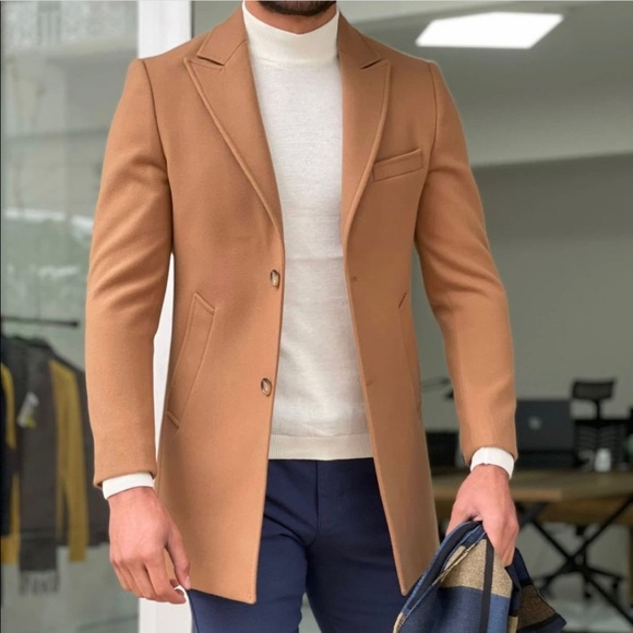Zegman Camel Coat Handmade in Turkey Size: US40 - Picture 1 of 4